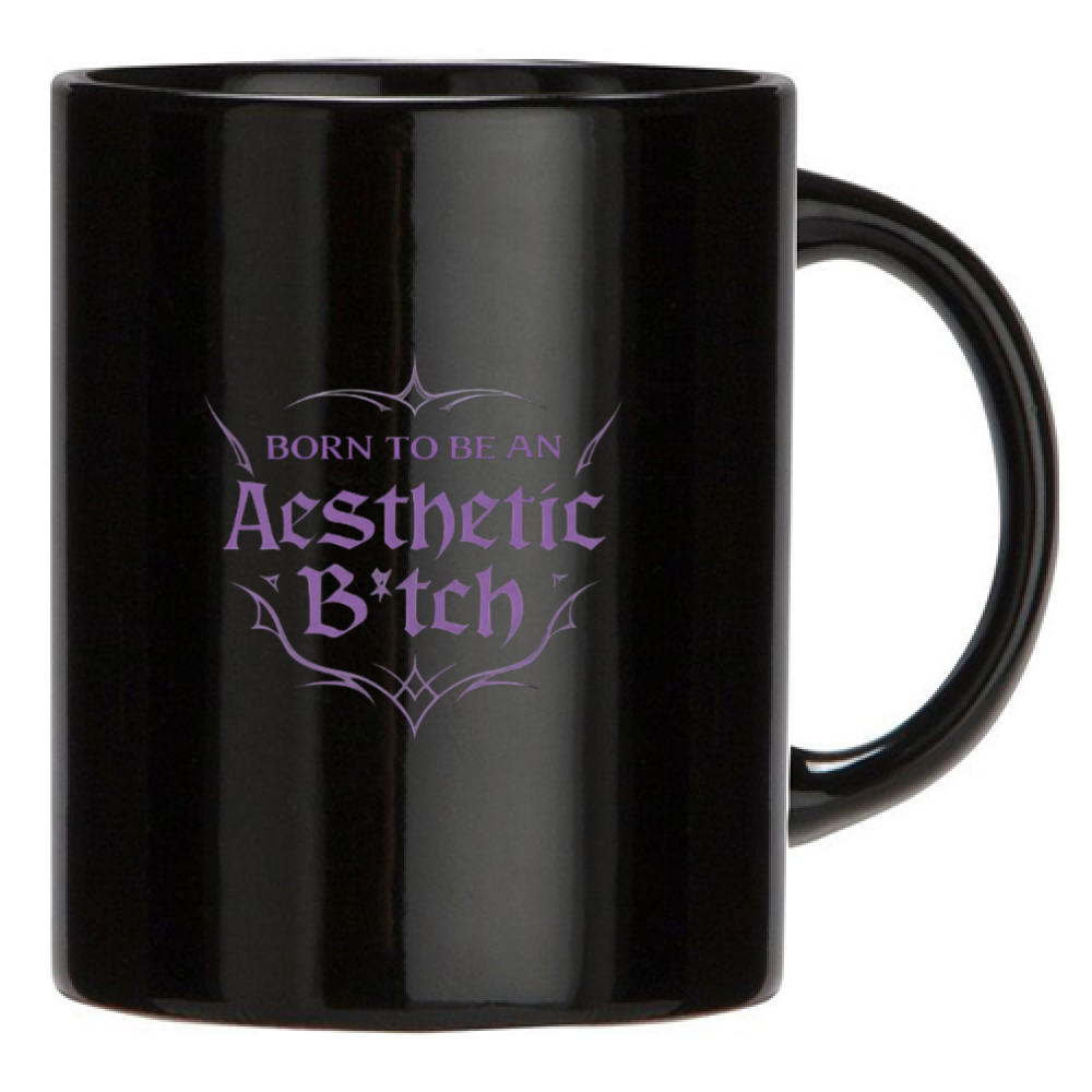 Tazza Nera Born to be an Aesthetic Btch