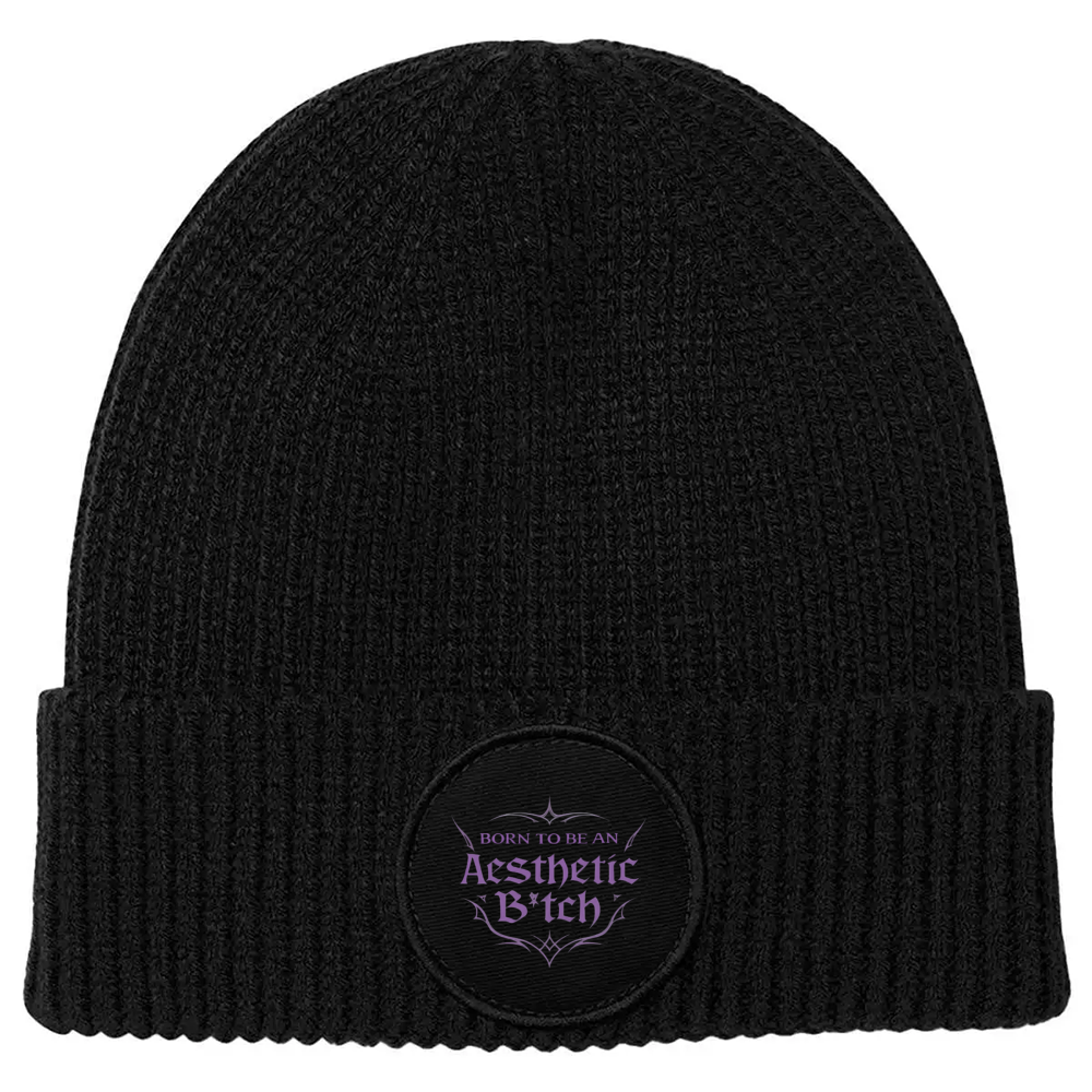 Berretto Premium Round Born to be an Aesthetic Btch - Beanie